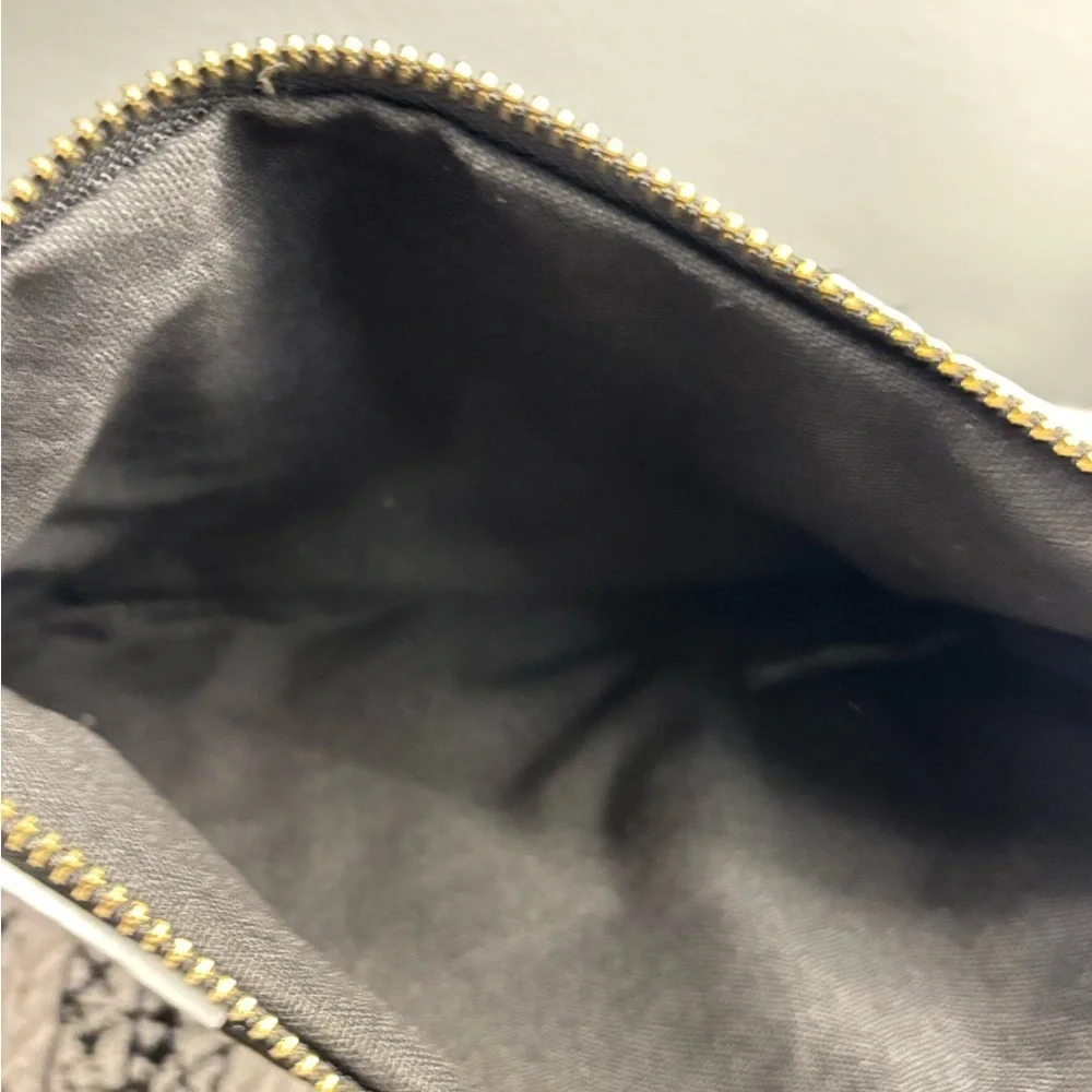 Ellis Brooklyn Black White Cosmetics Pouch